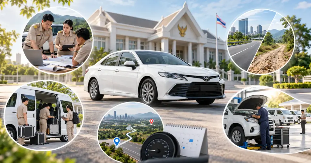 5 ปัจจัย การเลือก รถเช่าสำหรับราชการ ให้เหมาะกับการใช้งาน